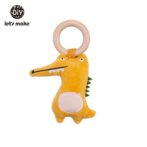 Animal Teether Wooden Rabbit Ring