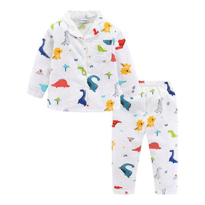 Toddler Boys Cartoon Pajamas Set