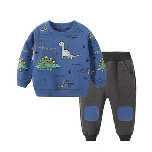 Cute Cartoon Dinosaur Boys Outfits