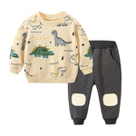 Cute Cartoon Dinosaur Boys Outfits